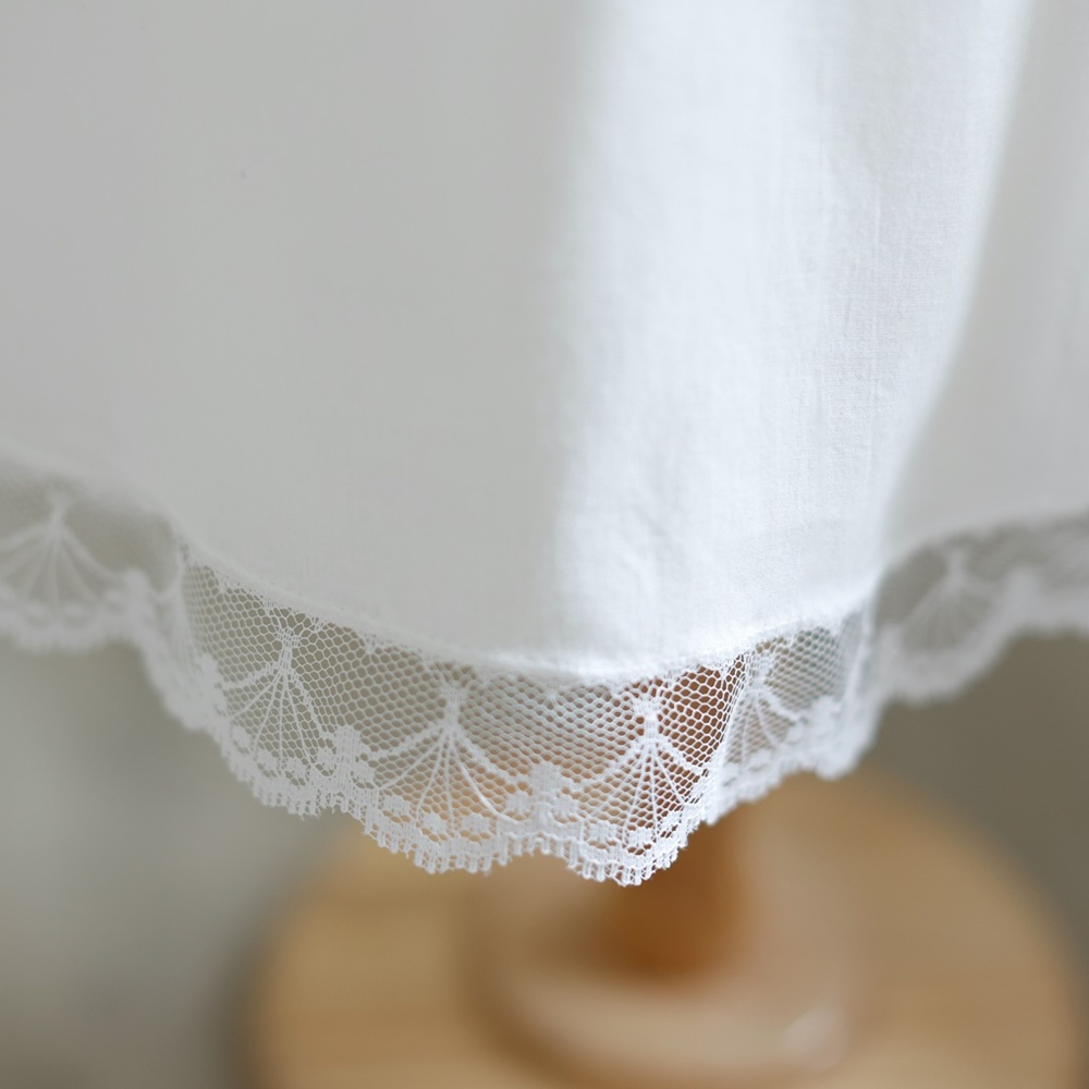 Strasburg Girl's/Infant White Slip With Lace Size 6 Months NWOT - Picture 3 of 3